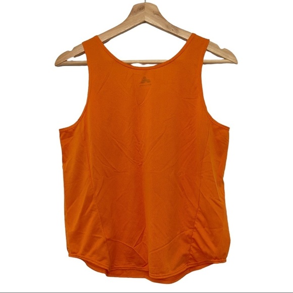 EMS Eastern Mountain Sports Women’s COOLMAX Fit Gear Orange Mesh Tank Top S - Picture 2 of 7